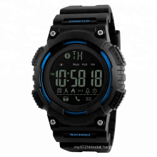 Best quality digital reloj hombre stainless steel buckle smart watch skmei 1256